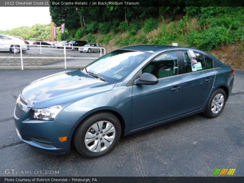 Blue Granite Metallic / Jet Black/Medium Titanium 2012 Chevrolet Cruze LS