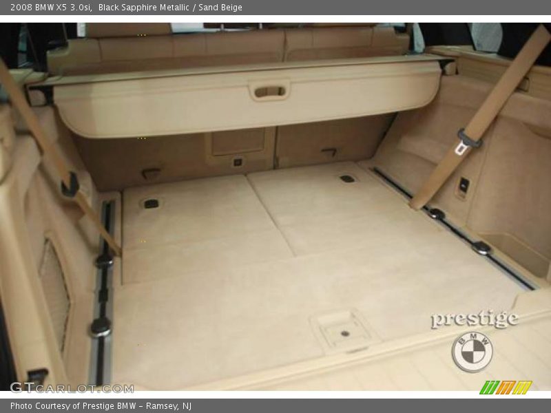 Black Sapphire Metallic / Sand Beige 2008 BMW X5 3.0si