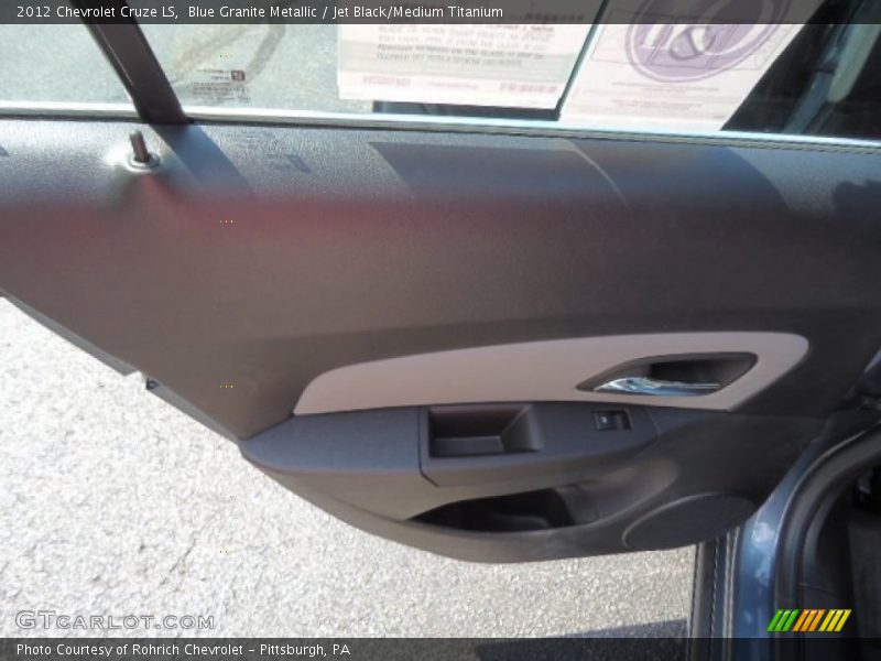 Blue Granite Metallic / Jet Black/Medium Titanium 2012 Chevrolet Cruze LS