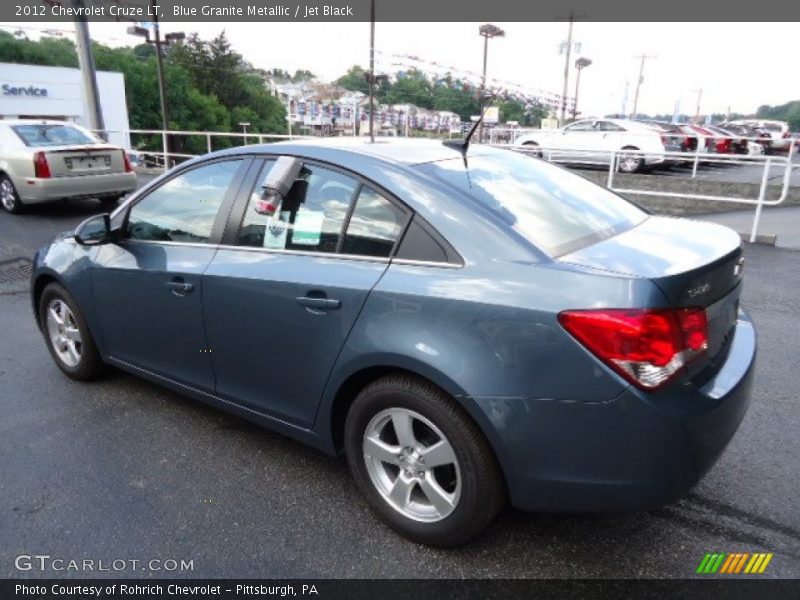 Blue Granite Metallic / Jet Black 2012 Chevrolet Cruze LT