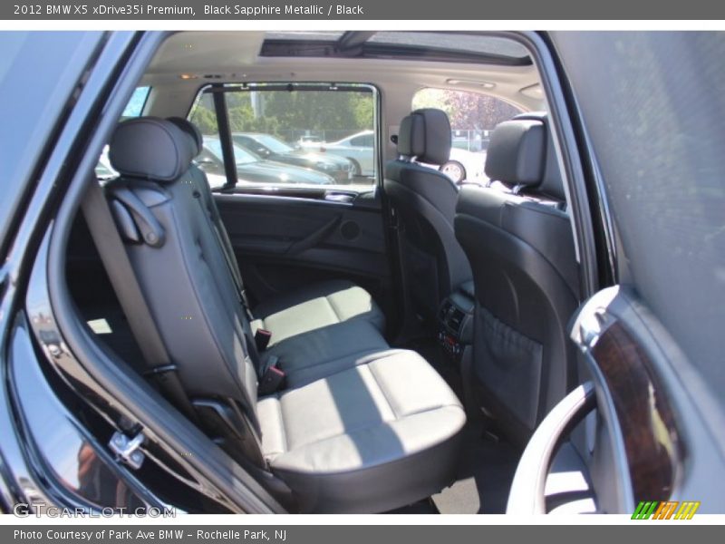 Black Sapphire Metallic / Black 2012 BMW X5 xDrive35i Premium