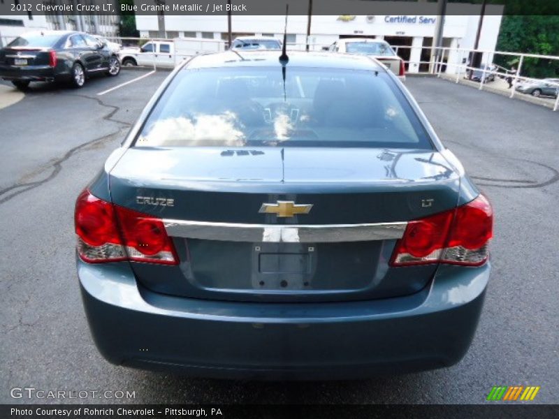 Blue Granite Metallic / Jet Black 2012 Chevrolet Cruze LT