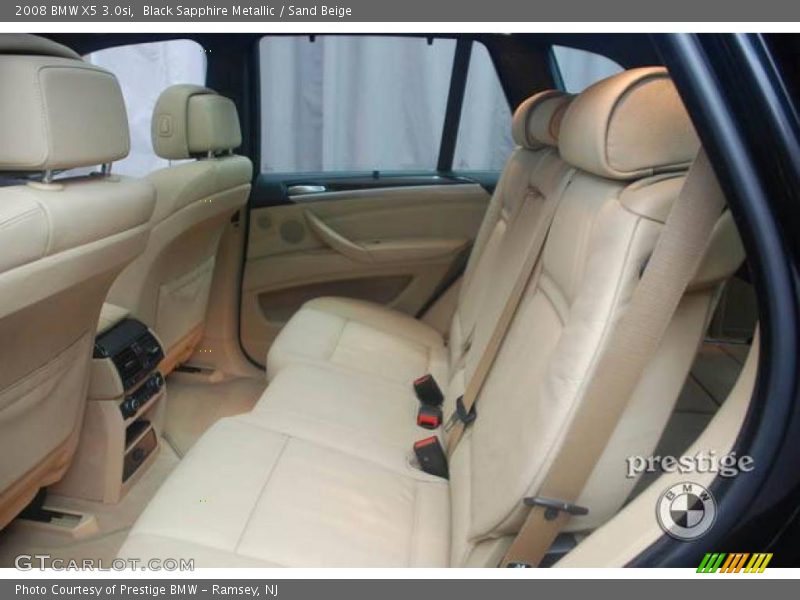 Black Sapphire Metallic / Sand Beige 2008 BMW X5 3.0si