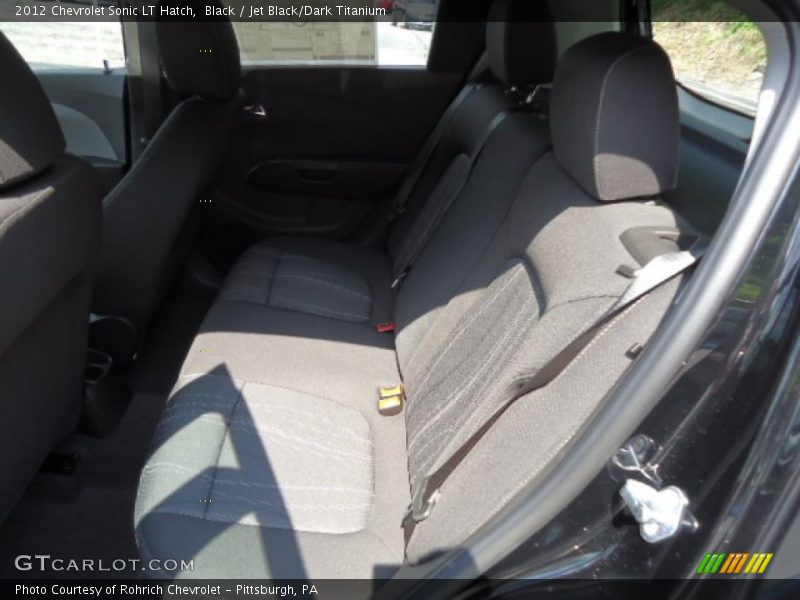 Black / Jet Black/Dark Titanium 2012 Chevrolet Sonic LT Hatch