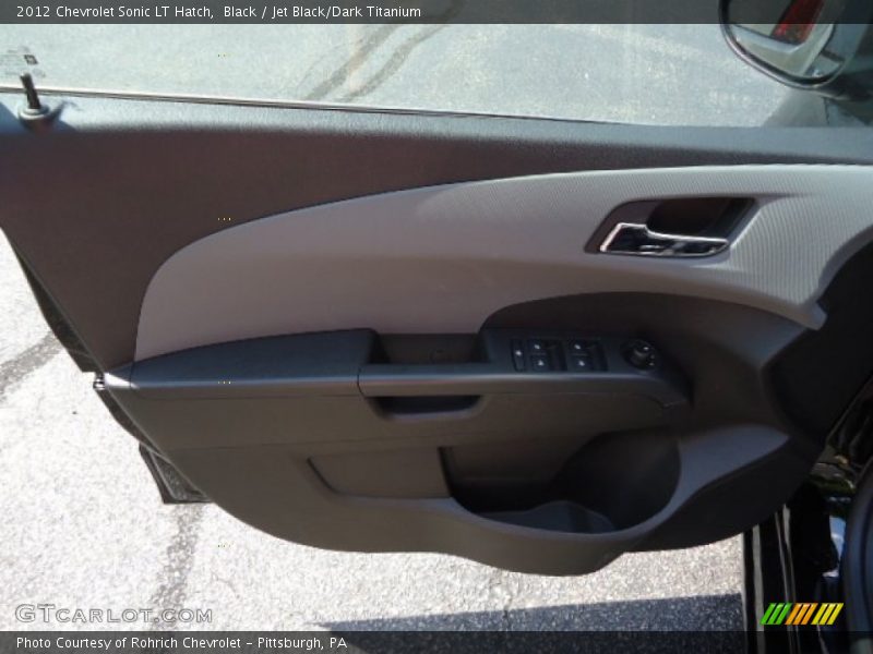 Black / Jet Black/Dark Titanium 2012 Chevrolet Sonic LT Hatch