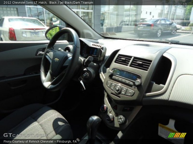 Black / Jet Black/Dark Titanium 2012 Chevrolet Sonic LT Hatch