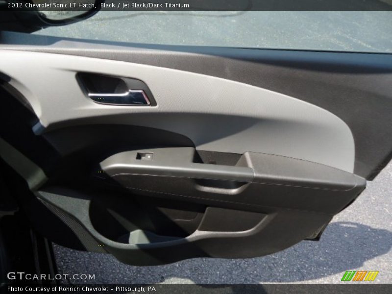 Black / Jet Black/Dark Titanium 2012 Chevrolet Sonic LT Hatch