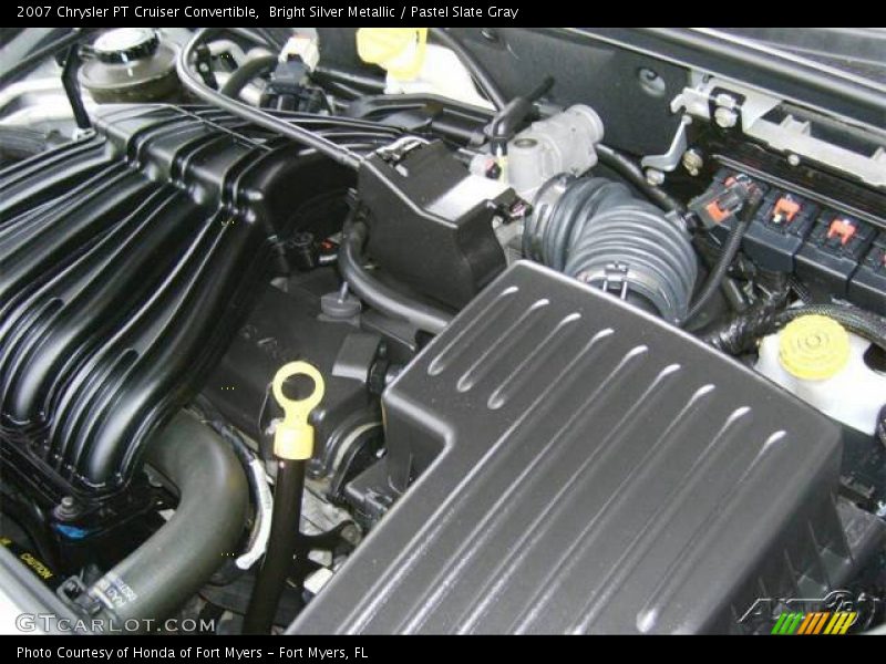 Bright Silver Metallic / Pastel Slate Gray 2007 Chrysler PT Cruiser Convertible
