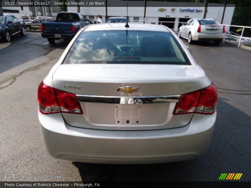 Silver Ice Metallic / Jet Black 2012 Chevrolet Cruze LT