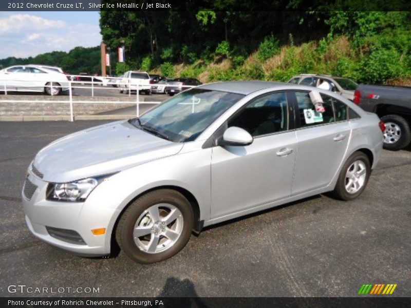 Silver Ice Metallic / Jet Black 2012 Chevrolet Cruze LT