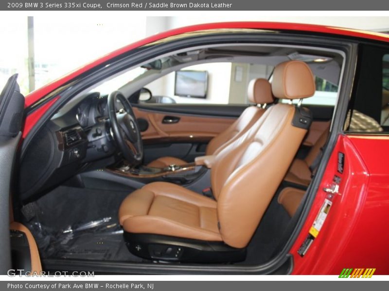 Front Seat of 2009 3 Series 335xi Coupe
