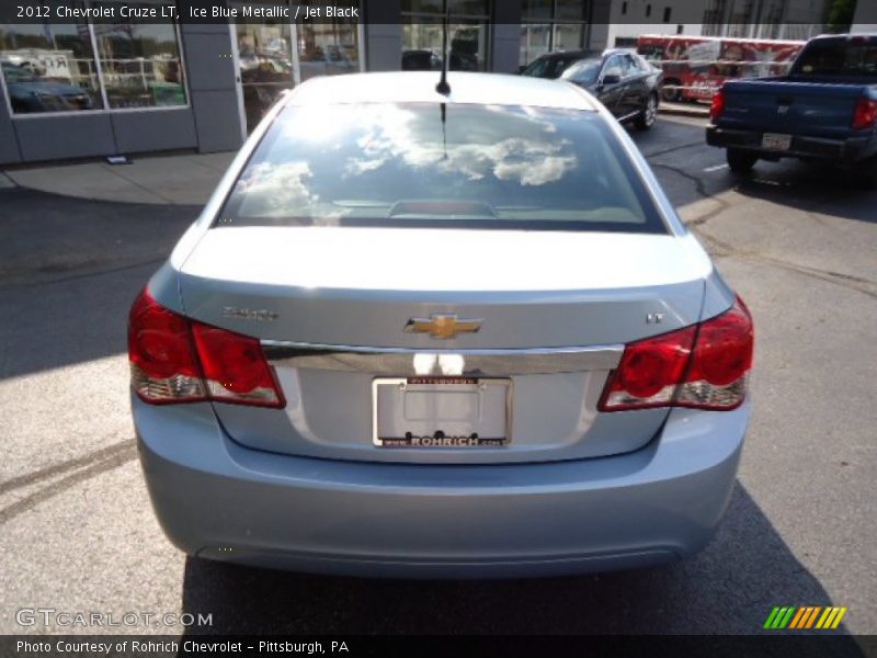 Ice Blue Metallic / Jet Black 2012 Chevrolet Cruze LT