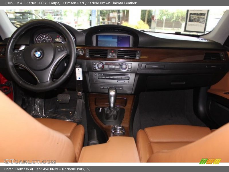 Crimson Red / Saddle Brown Dakota Leather 2009 BMW 3 Series 335xi Coupe