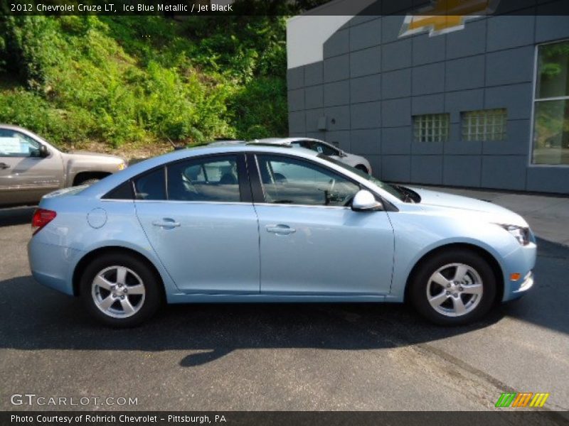 Ice Blue Metallic / Jet Black 2012 Chevrolet Cruze LT