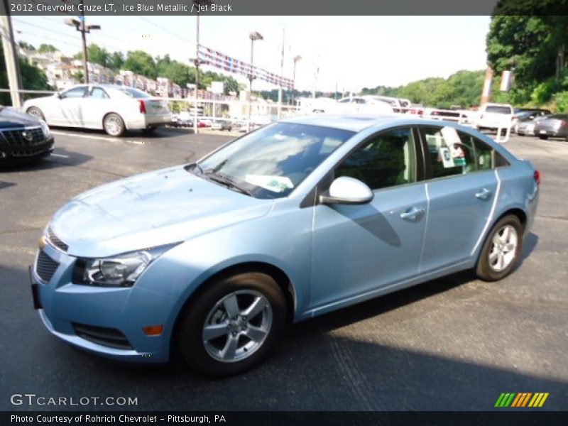 Ice Blue Metallic / Jet Black 2012 Chevrolet Cruze LT