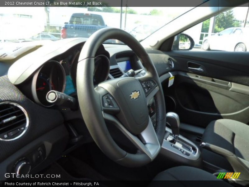 Ice Blue Metallic / Jet Black 2012 Chevrolet Cruze LT