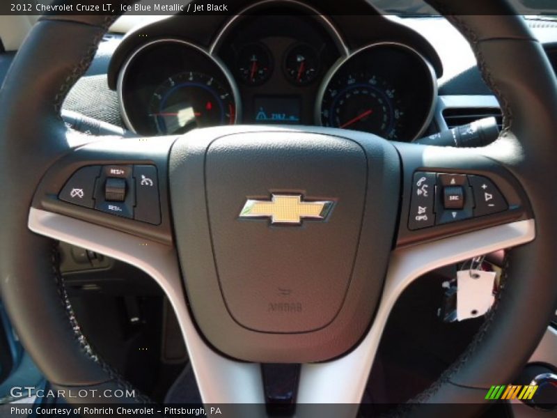 Ice Blue Metallic / Jet Black 2012 Chevrolet Cruze LT