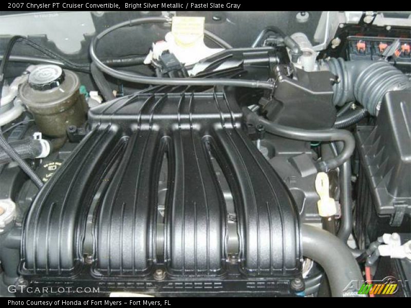 Bright Silver Metallic / Pastel Slate Gray 2007 Chrysler PT Cruiser Convertible