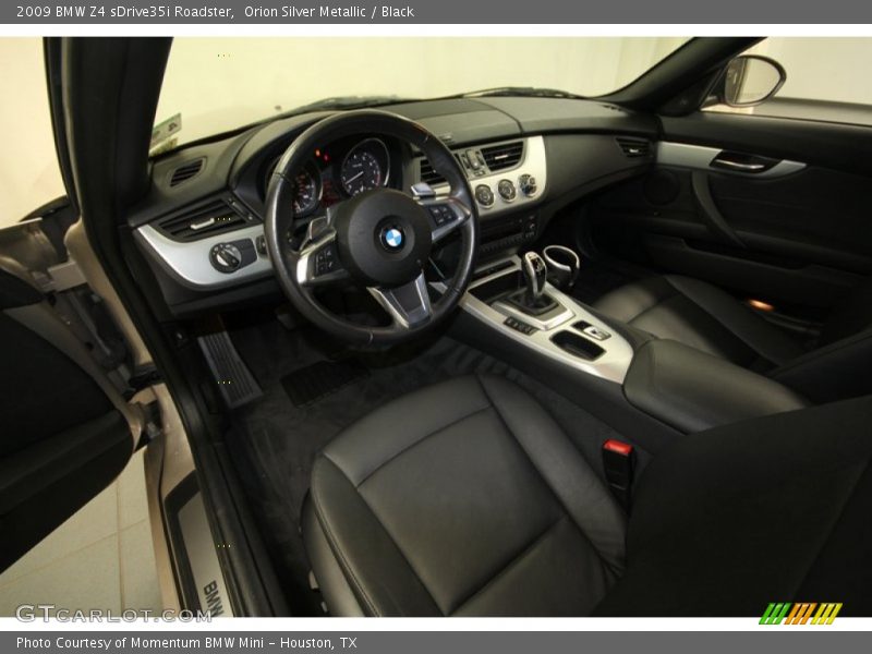 Orion Silver Metallic / Black 2009 BMW Z4 sDrive35i Roadster