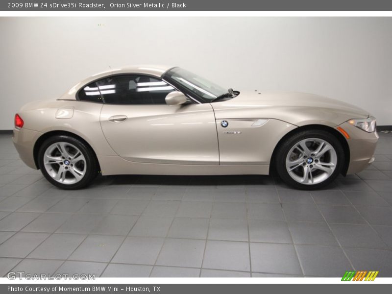 Orion Silver Metallic / Black 2009 BMW Z4 sDrive35i Roadster