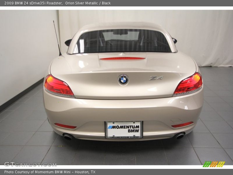Orion Silver Metallic / Black 2009 BMW Z4 sDrive35i Roadster