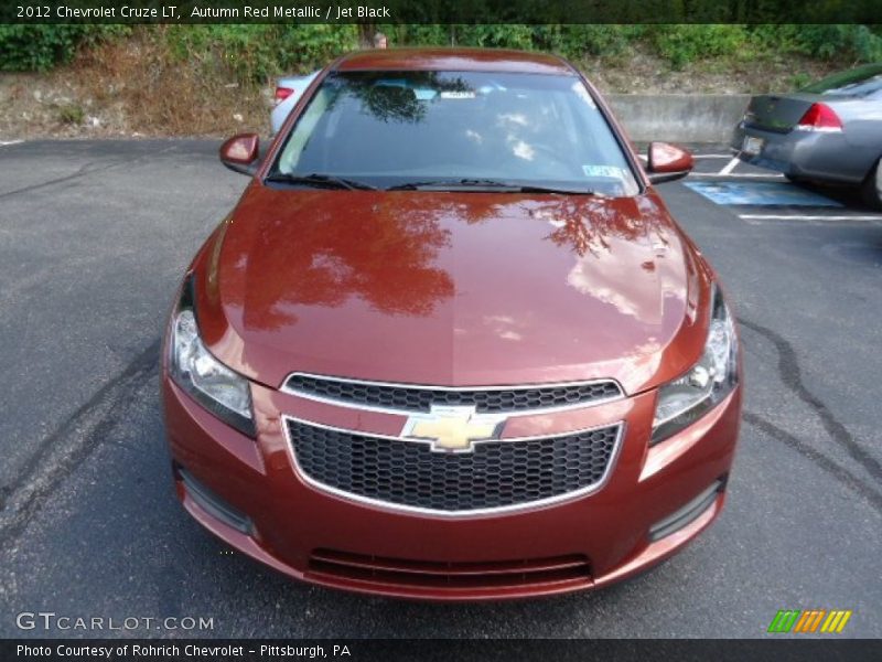 Autumn Red Metallic / Jet Black 2012 Chevrolet Cruze LT