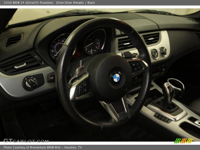 Orion Silver Metallic / Black 2009 BMW Z4 sDrive35i Roadster