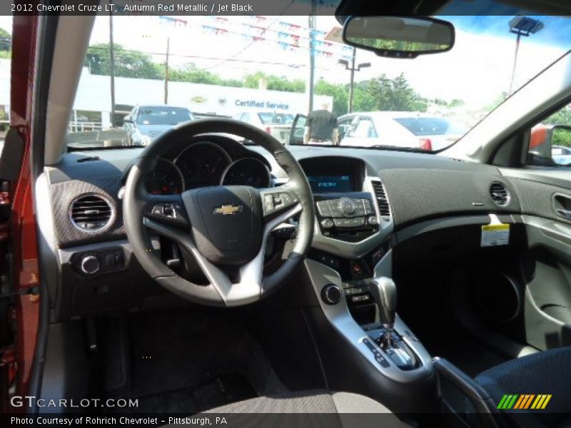 Autumn Red Metallic / Jet Black 2012 Chevrolet Cruze LT