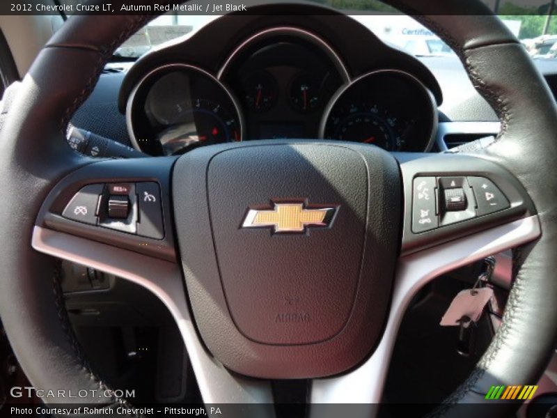 Autumn Red Metallic / Jet Black 2012 Chevrolet Cruze LT