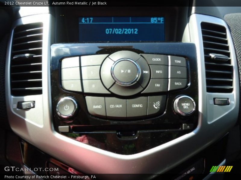 Controls of 2012 Cruze LT