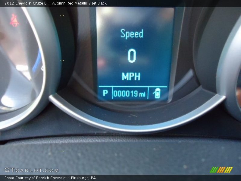 Autumn Red Metallic / Jet Black 2012 Chevrolet Cruze LT