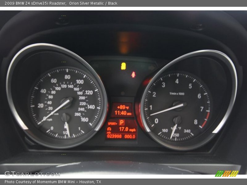  2009 Z4 sDrive35i Roadster sDrive35i Roadster Gauges