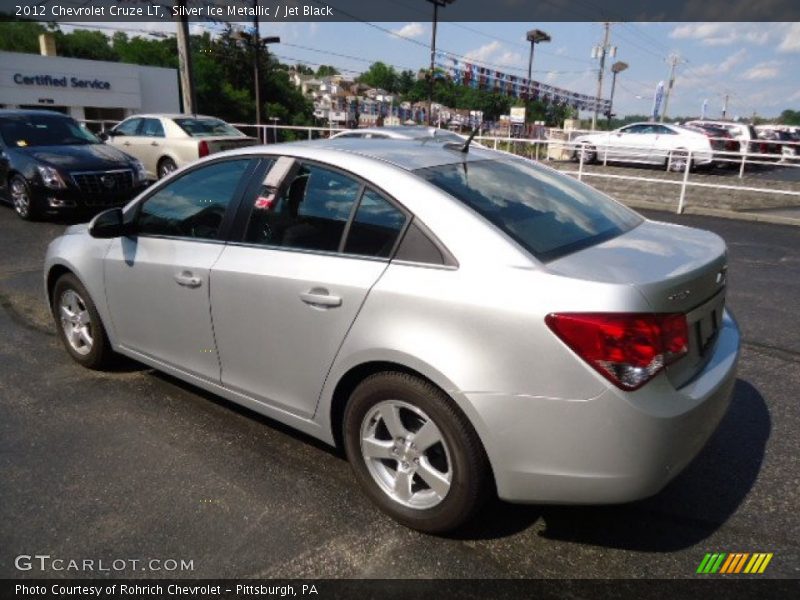 Silver Ice Metallic / Jet Black 2012 Chevrolet Cruze LT