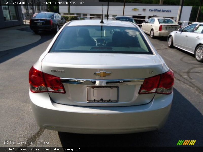 Silver Ice Metallic / Jet Black 2012 Chevrolet Cruze LT