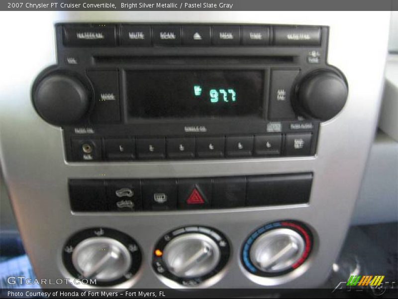 Bright Silver Metallic / Pastel Slate Gray 2007 Chrysler PT Cruiser Convertible