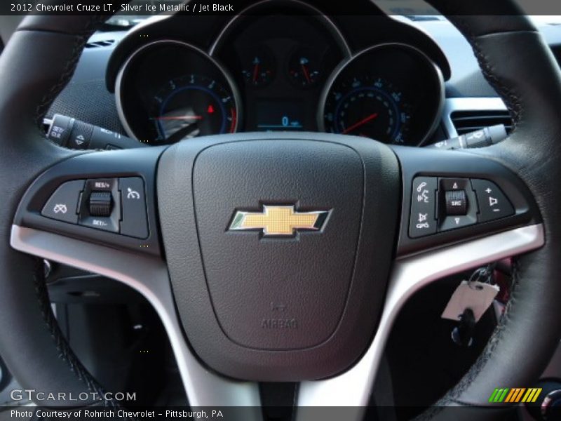 Silver Ice Metallic / Jet Black 2012 Chevrolet Cruze LT