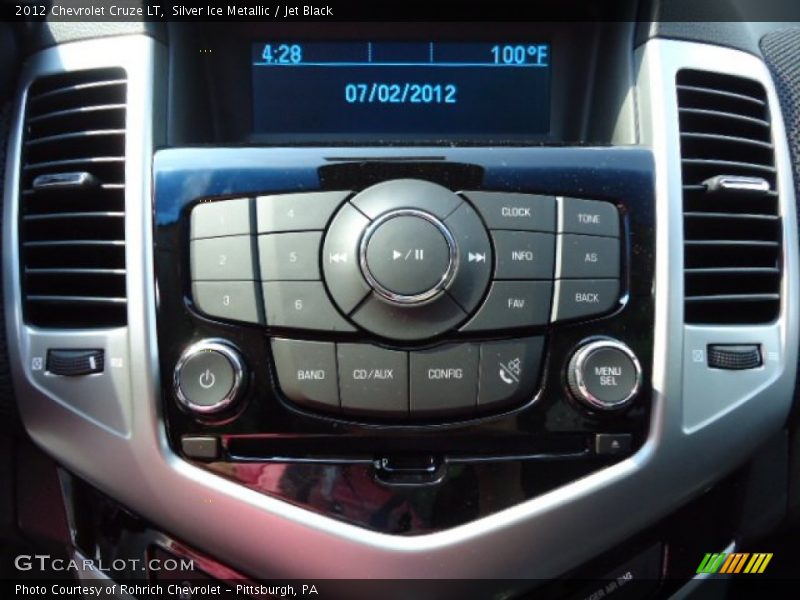 Silver Ice Metallic / Jet Black 2012 Chevrolet Cruze LT