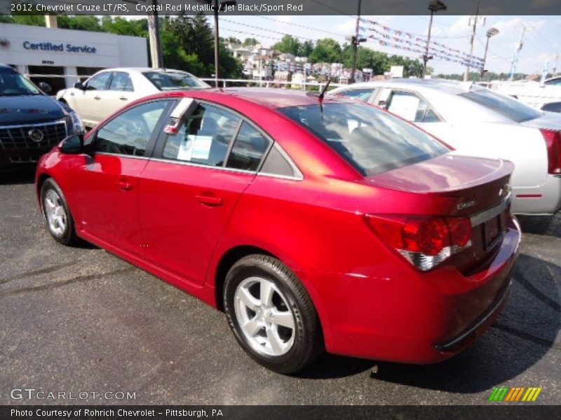 Crystal Red Metallic / Jet Black/Sport Red 2012 Chevrolet Cruze LT/RS