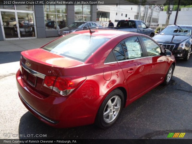 Crystal Red Metallic / Jet Black/Sport Red 2012 Chevrolet Cruze LT/RS