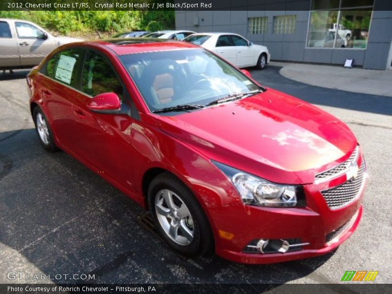 Crystal Red Metallic / Jet Black/Sport Red 2012 Chevrolet Cruze LT/RS