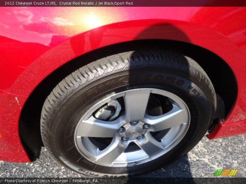 Crystal Red Metallic / Jet Black/Sport Red 2012 Chevrolet Cruze LT/RS