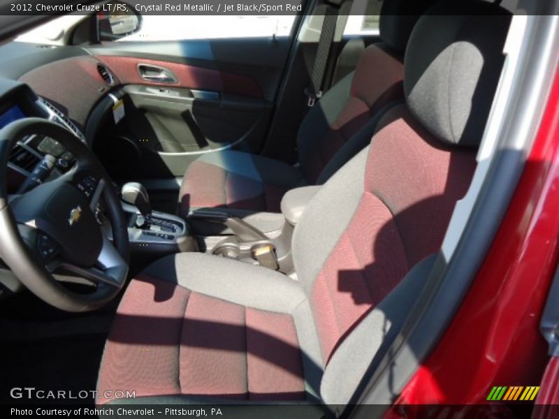 Crystal Red Metallic / Jet Black/Sport Red 2012 Chevrolet Cruze LT/RS