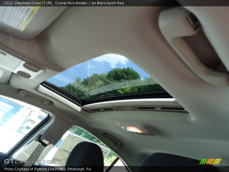 Crystal Red Metallic / Jet Black/Sport Red 2012 Chevrolet Cruze LT/RS