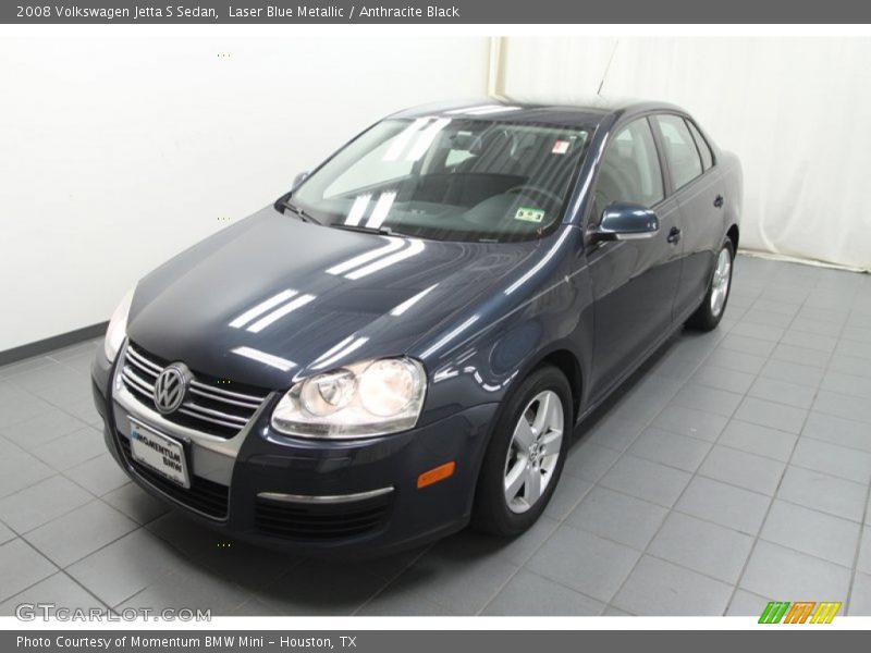 Laser Blue Metallic / Anthracite Black 2008 Volkswagen Jetta S Sedan