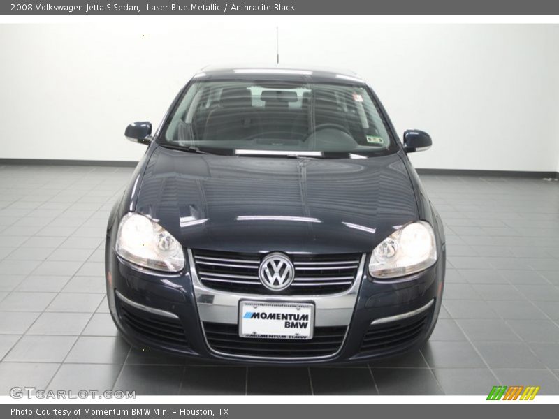 Laser Blue Metallic / Anthracite Black 2008 Volkswagen Jetta S Sedan