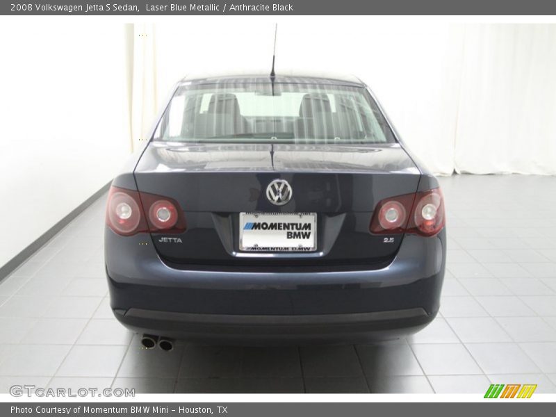 Laser Blue Metallic / Anthracite Black 2008 Volkswagen Jetta S Sedan