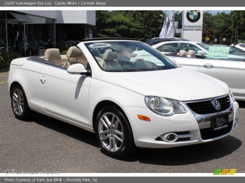 Candy White / Cornsilk Beige 2008 Volkswagen Eos Lux