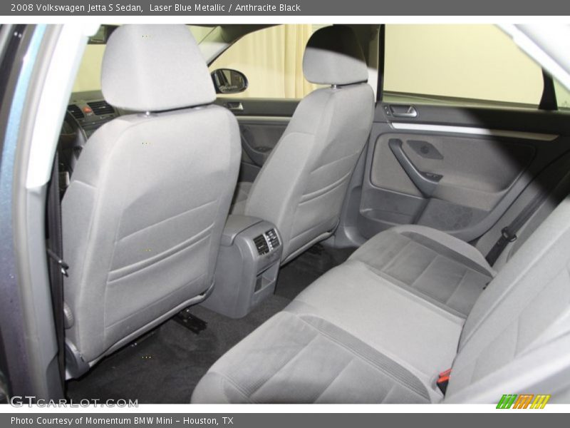 Laser Blue Metallic / Anthracite Black 2008 Volkswagen Jetta S Sedan