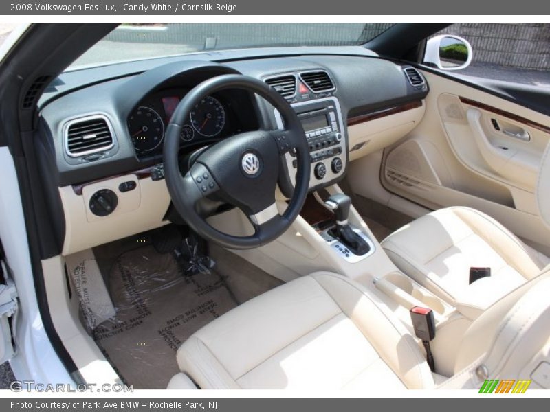 Candy White / Cornsilk Beige 2008 Volkswagen Eos Lux
