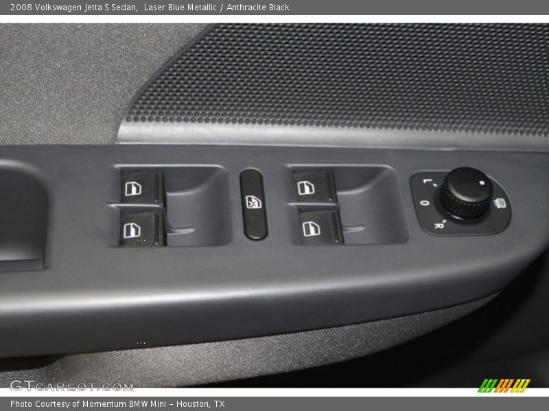 Laser Blue Metallic / Anthracite Black 2008 Volkswagen Jetta S Sedan